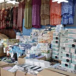 Masken sind hier noch sehr beliebt