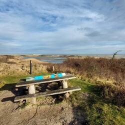 Die RvN führte natürlich auch durch die Dünen!