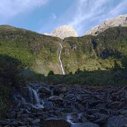 beautiful waterfalls all along the valley