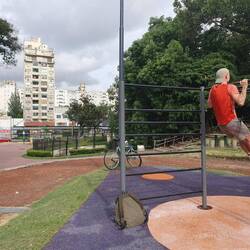 Es gibt einen Haufen open air gyms 💪