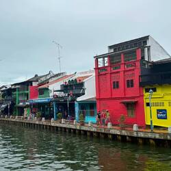 Bunte Häuser von Malakka