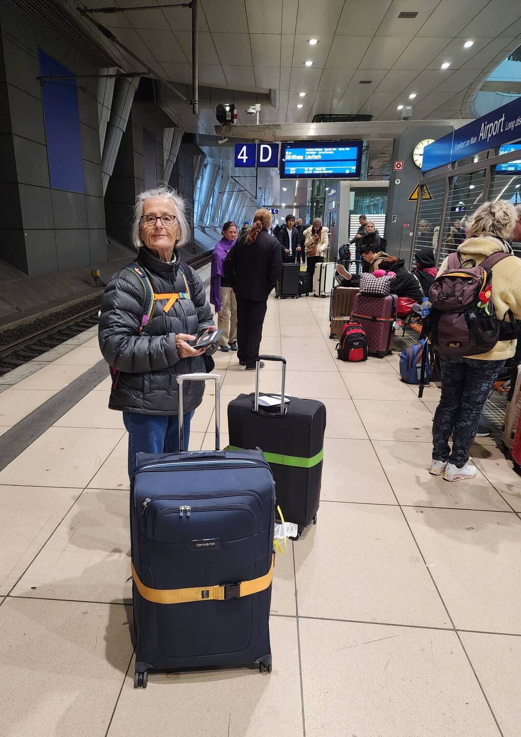 Departing Frankfurt for Leipzig