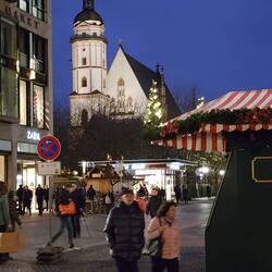 The Thomaskirche in Leipzig where Bach was Kapellmeister from 1723-1750