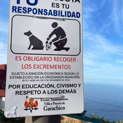 Grosses Schild, kleine (um nicht zu sagen "keine") Wirkung!