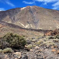 Die Spitze des Teide ist fast nicht zu sehen.