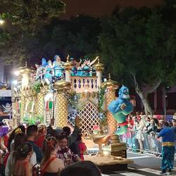 Hier der Aladdin-Wagen im Einsatz