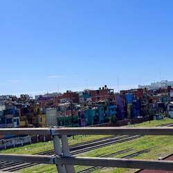 In diesen Villas [Wischas] wohnen drei Millionen Menschen. Das ist am Weg in den Norden von BA