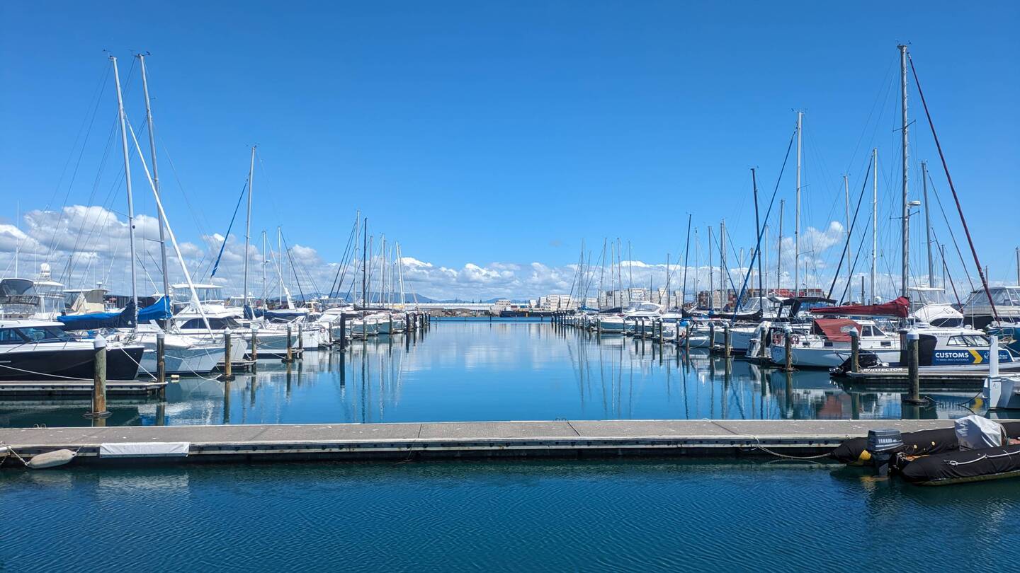A pretty little marina