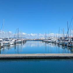 A pretty little marina