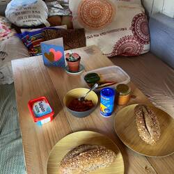 Valentinstagsfrühstück