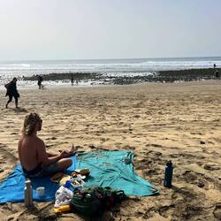 Frühstück am Strand