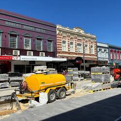 Beautifully restored streets with so much construction that you can't really see them