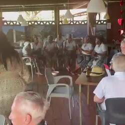 Entertainment in Citade Velha, original slave song.