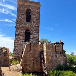 An old crushing plant for the mines