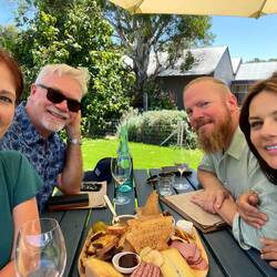 Lovely to meet up with Stephan and Kate for lunch