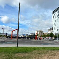 A skateboard park is another "gap filler" as locals call them