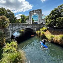 The Avon River, one of the countless British names in Christchurch