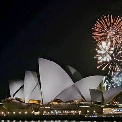 Beautiful fireworks display