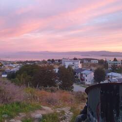 Kurz vor unserer Unterkunft auf dem Hang 😯