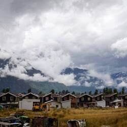 Scrap yard village near Puerto Aisén