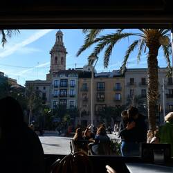 Chocolateria Valor: Blick auf die Plaça de la Reina