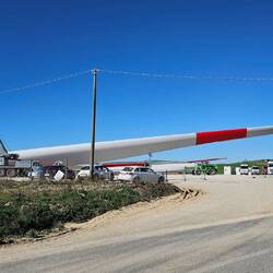 La plantation des éoliennes