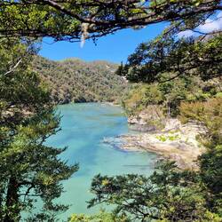 Klares Wasser wie vom Gletscher