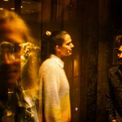 Reflections in the elevator