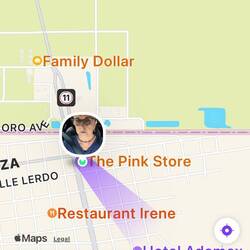 In Mexico at the Pink Store