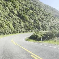 Fahrt an der Küste entlang