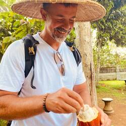 Zum Erstaunen des Guides haben wir alles verputzt 😳... die meisten essen nur das Fluchtfleisch 😅