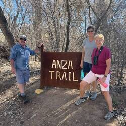 The start of the trail