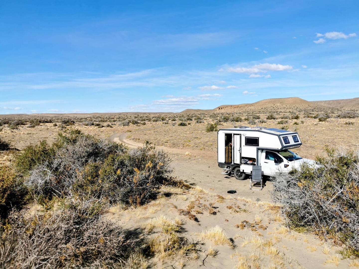 Übernachtungsplatz in der Pampa