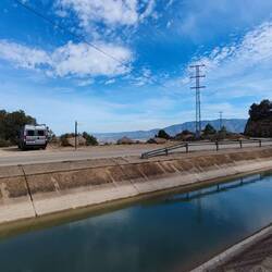 Hier wird einiges an Wasser für die Plantagen umgelenkt