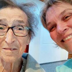 Meine Mutter Franziska (21.2.35 - 19.2.24) zusammen mit Regula