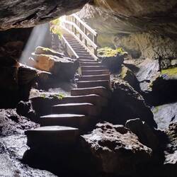 In diese Höhle haben wir uns gewagt