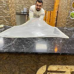 Nächste Leckerei - Pistazien mit dünnen Teig gebacken