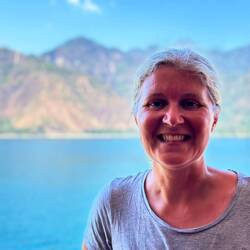 Happy to arrive after long journey