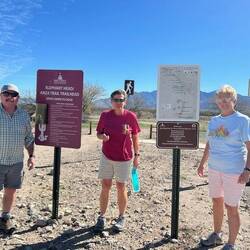 The beginning of the trail