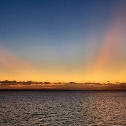 Sunset over the Coral Sea