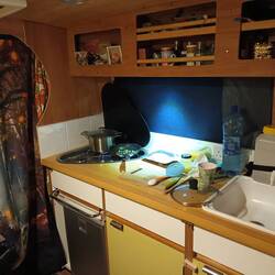 Always cosy at night in my wee hoose on wheels