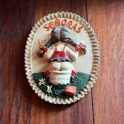 Nette WC-Schilder im Restaurant