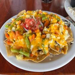 Nachos mit viel Gemüse