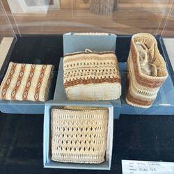 Mini - about 3"x3" - flax baskets: $2,900 each