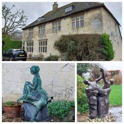 Hinxworth Place; a medieval Manor House now owned by the sculptor John W Mills