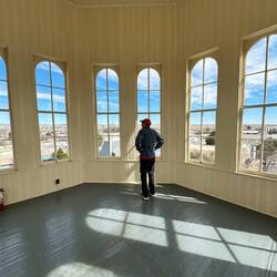 Top of the courthouse to see Marfa