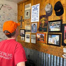 Marfa Burrito was so good, owner has had many famous visitors