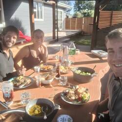 Vor allem den Grill haben wir gefeiert.