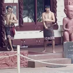 Māori ceremony to greet visitors