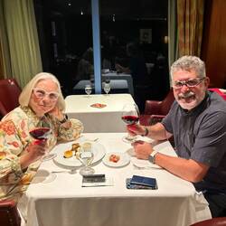 End of cruise dinner at the Polo Grill